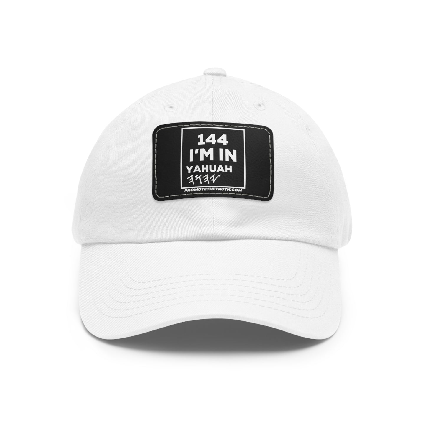 PTT "144 I'm In" Hat with Leather Patch (Rectangle)
