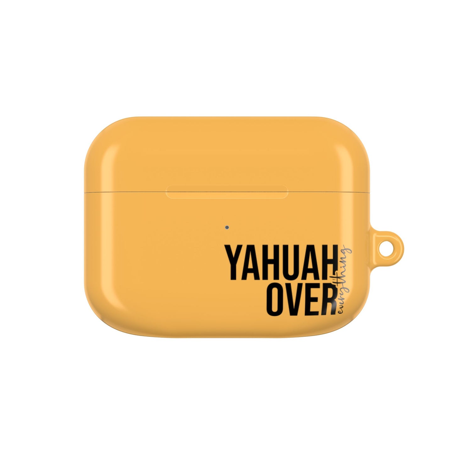 The GlowShield AirPods Case - The Bright Collection "YAHUAH Over Everything"