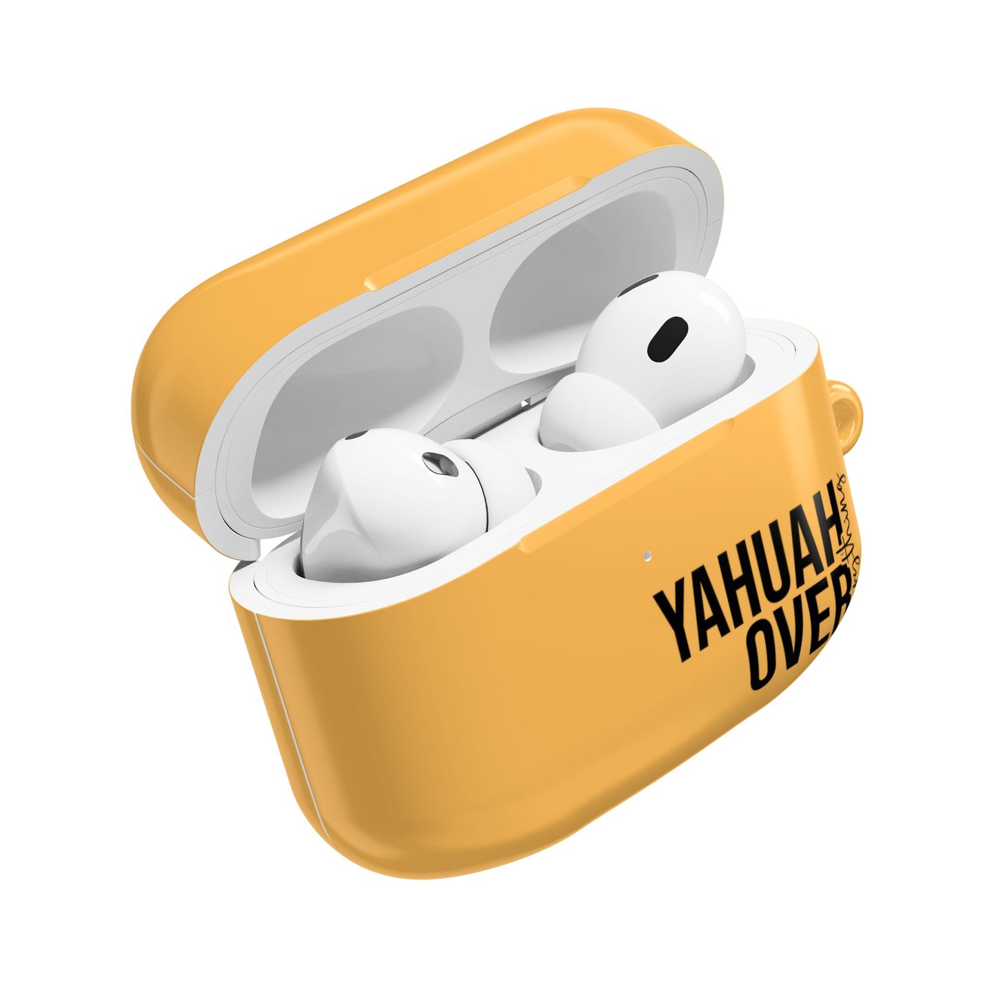 The GlowShield AirPods Case - The Bright Collection "YAHUAH Over Everything"