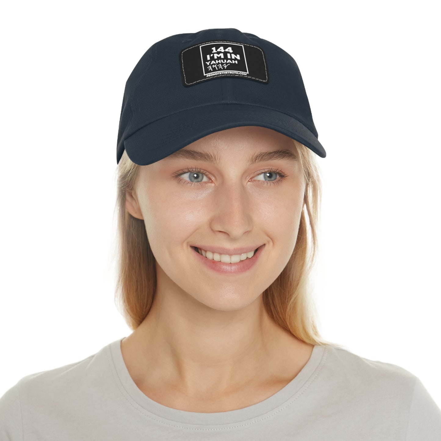PTT "144 I'm In" Hat with Leather Patch (Rectangle)