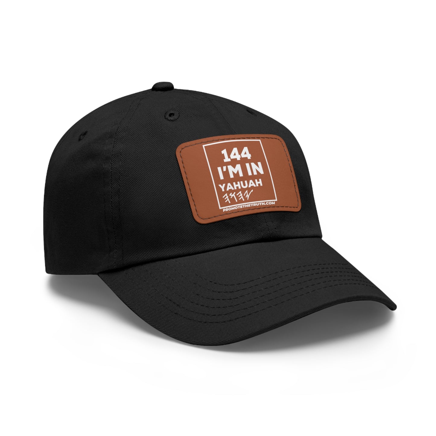 PTT "144 I'm In" Hat with Leather Patch (Rectangle)