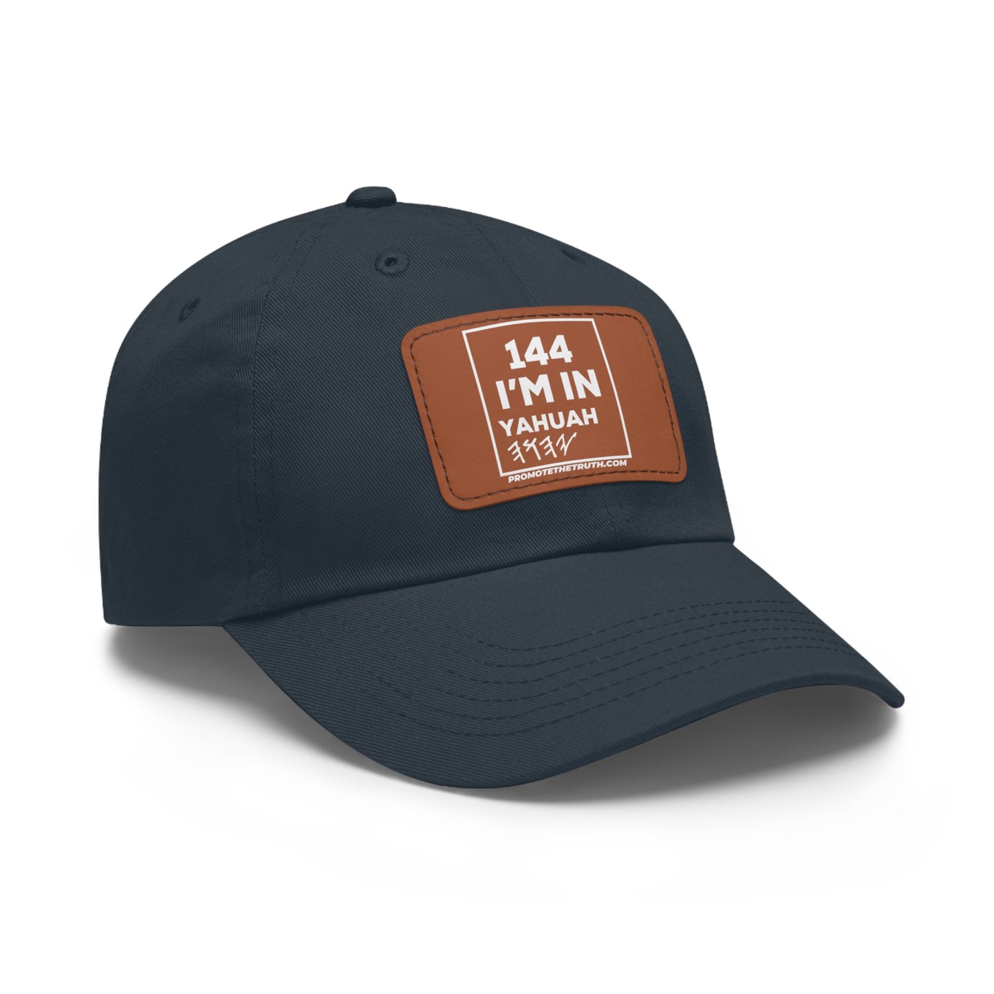 PTT "144 I'm In" Hat with Leather Patch (Rectangle)