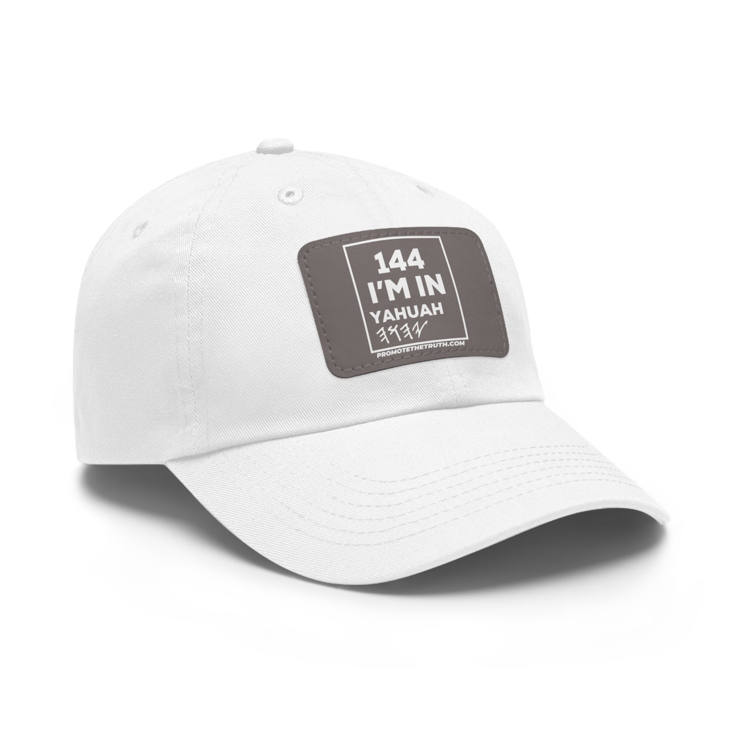 PTT "144 I'm In" Hat with Leather Patch (Rectangle)