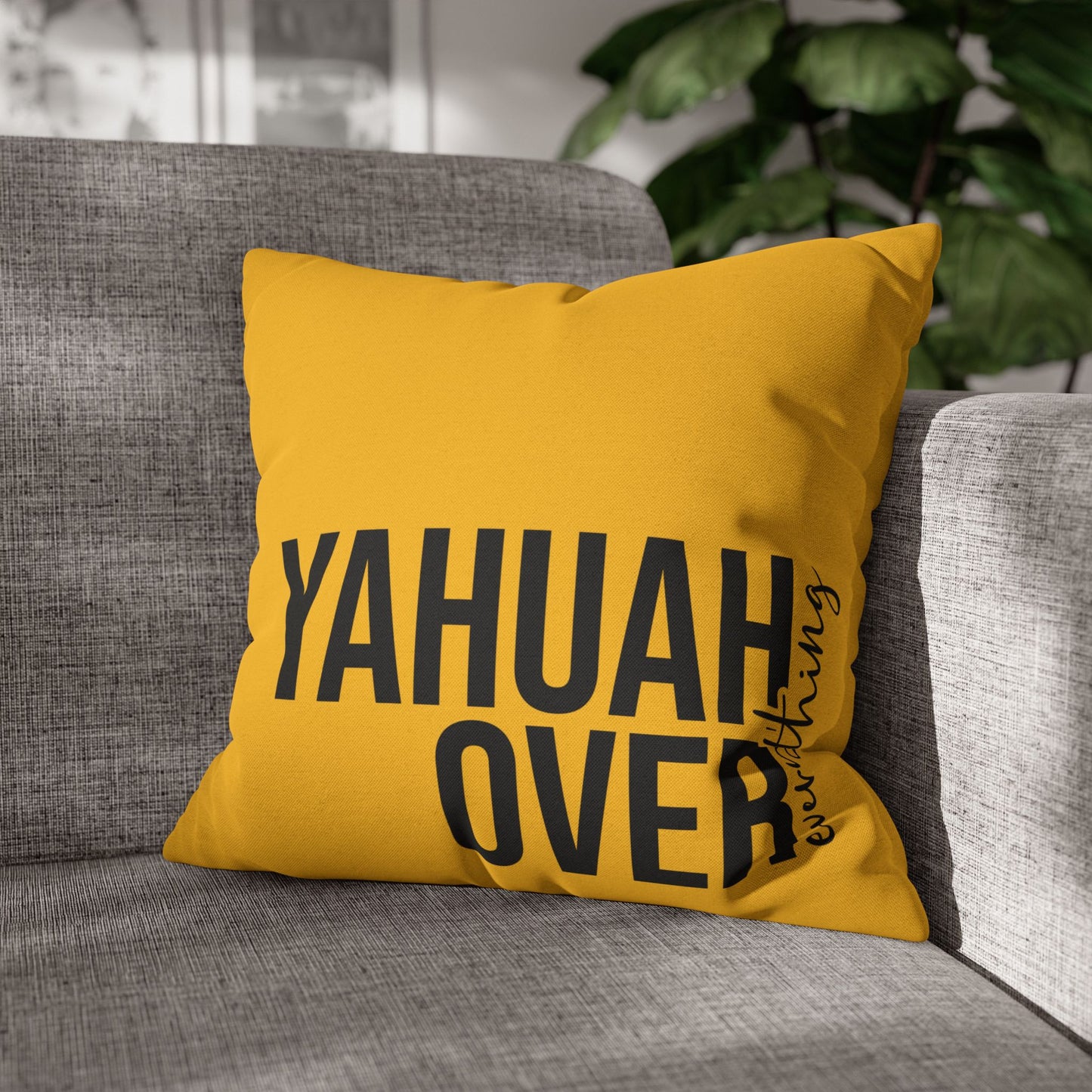Faithful Glow Pillowcase - The Bright Collection "YAHUAH Over Everything"
