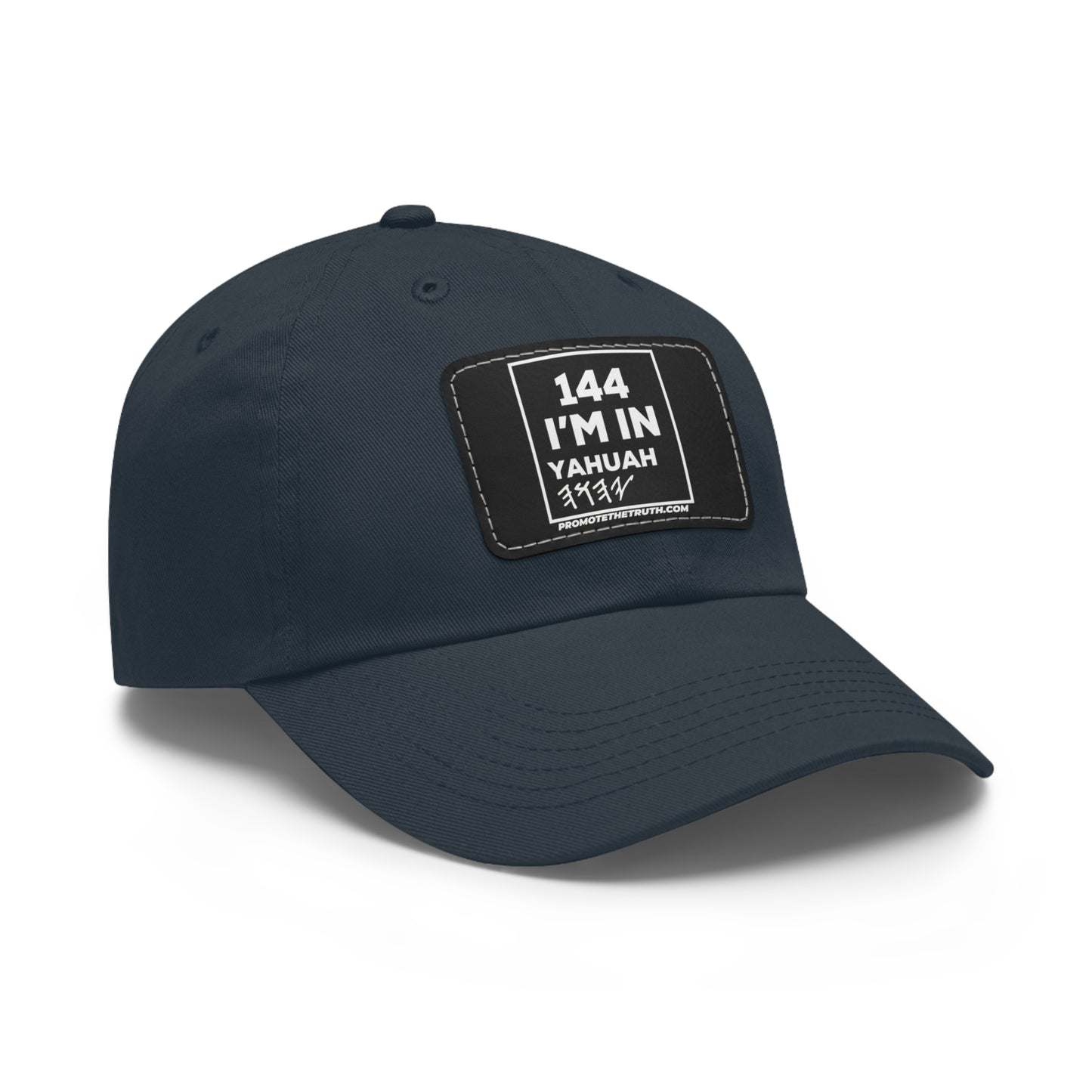 PTT "144 I'm In" Hat with Leather Patch (Rectangle)