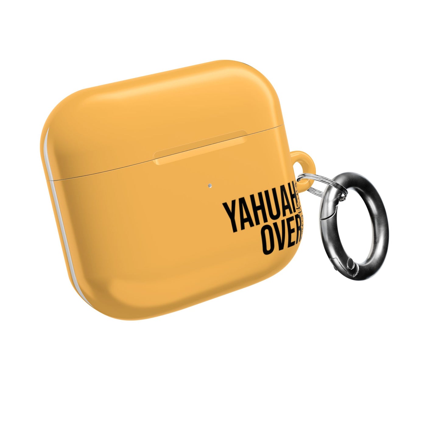 The GlowShield AirPods Case - The Bright Collection "YAHUAH Over Everything"