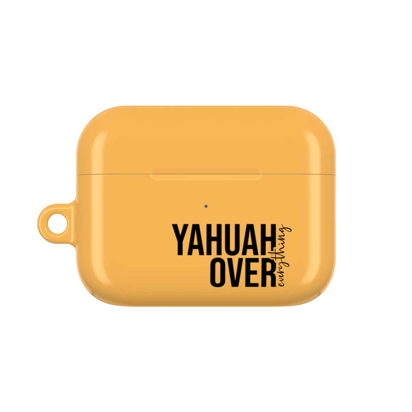 The GlowShield AirPods Case - The Bright Collection "YAHUAH Over Everything"