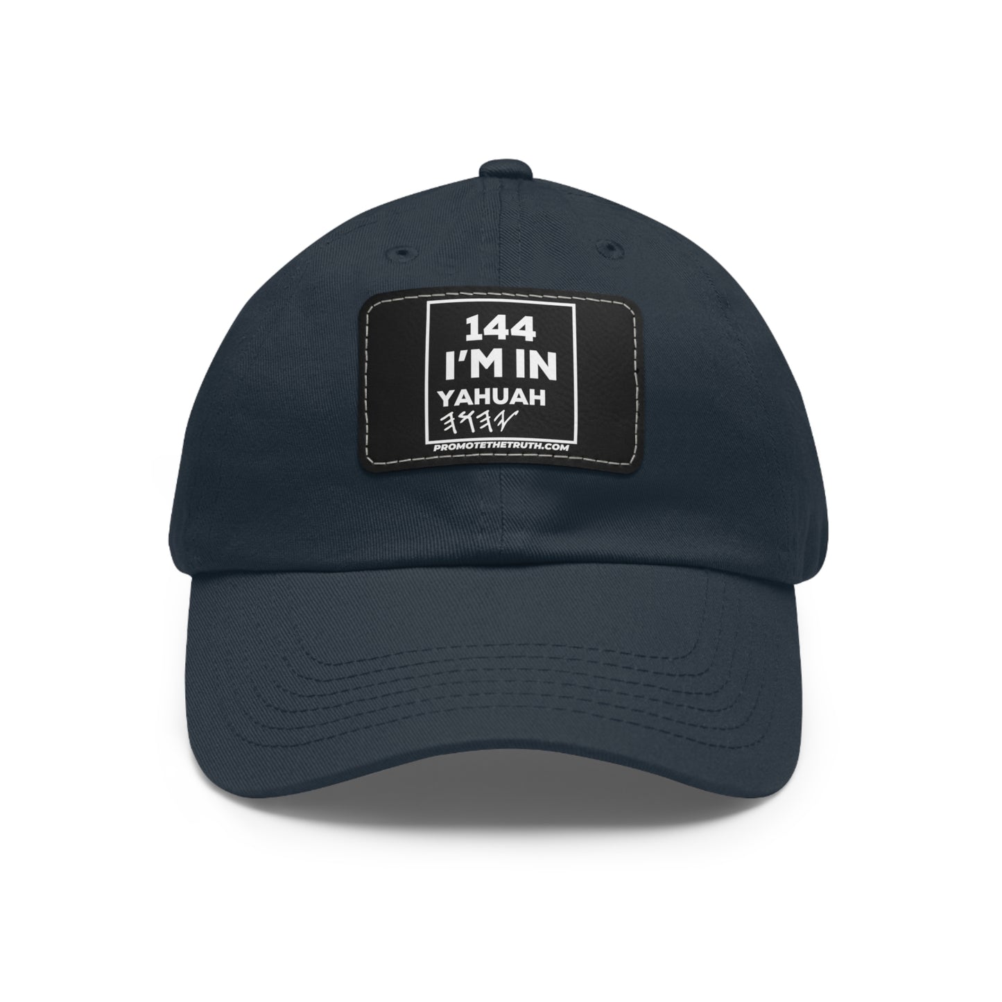 PTT "144 I'm In" Hat with Leather Patch (Rectangle)