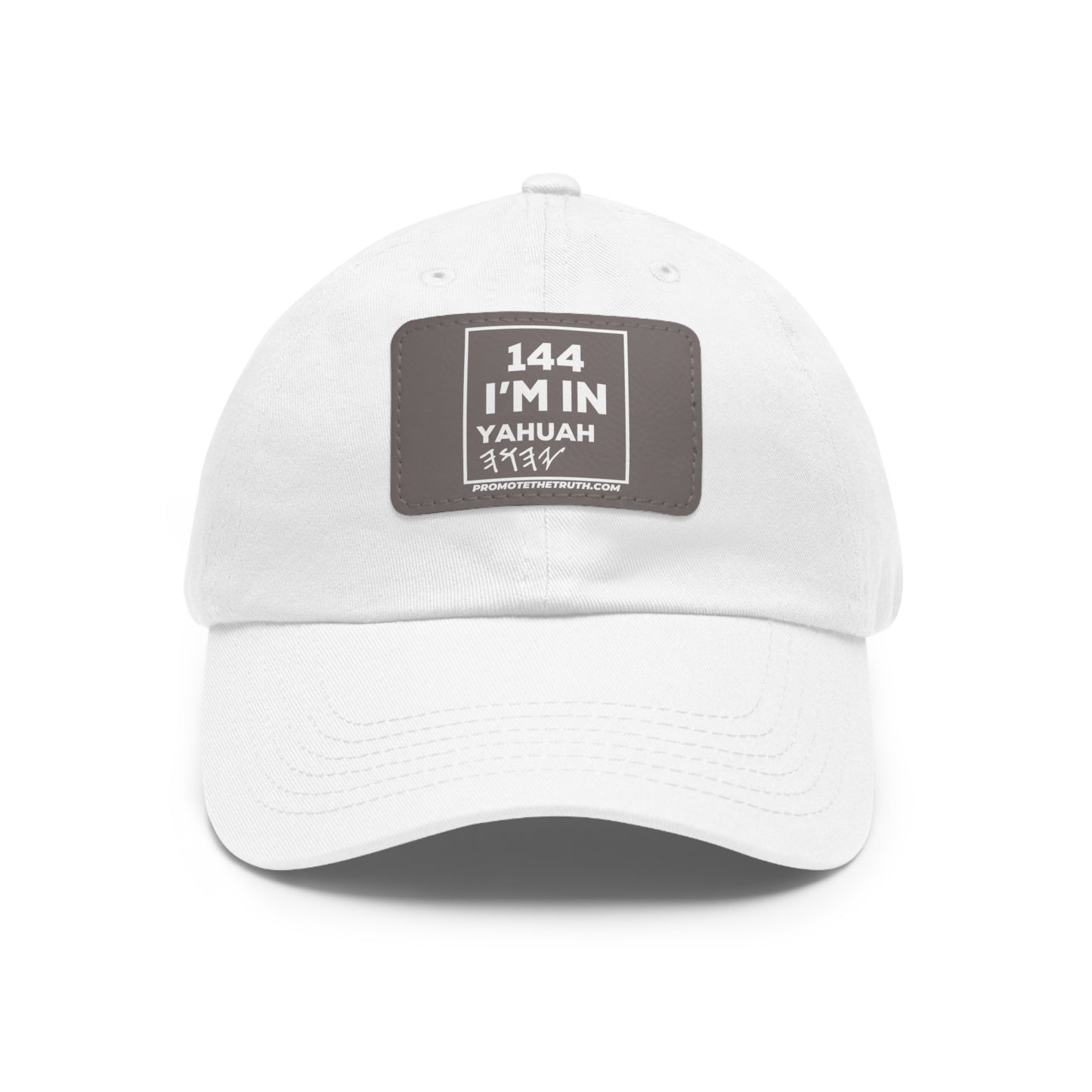 PTT "144 I'm In" Hat with Leather Patch (Rectangle)