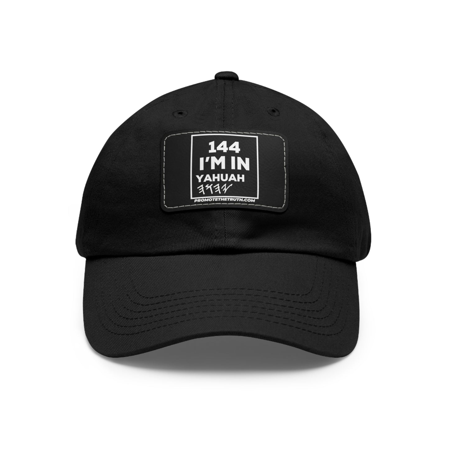 PTT "144 I'm In" Hat with Leather Patch (Rectangle)