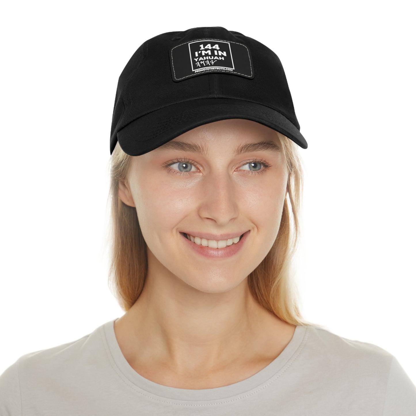 PTT "144 I'm In" Hat with Leather Patch (Rectangle)
