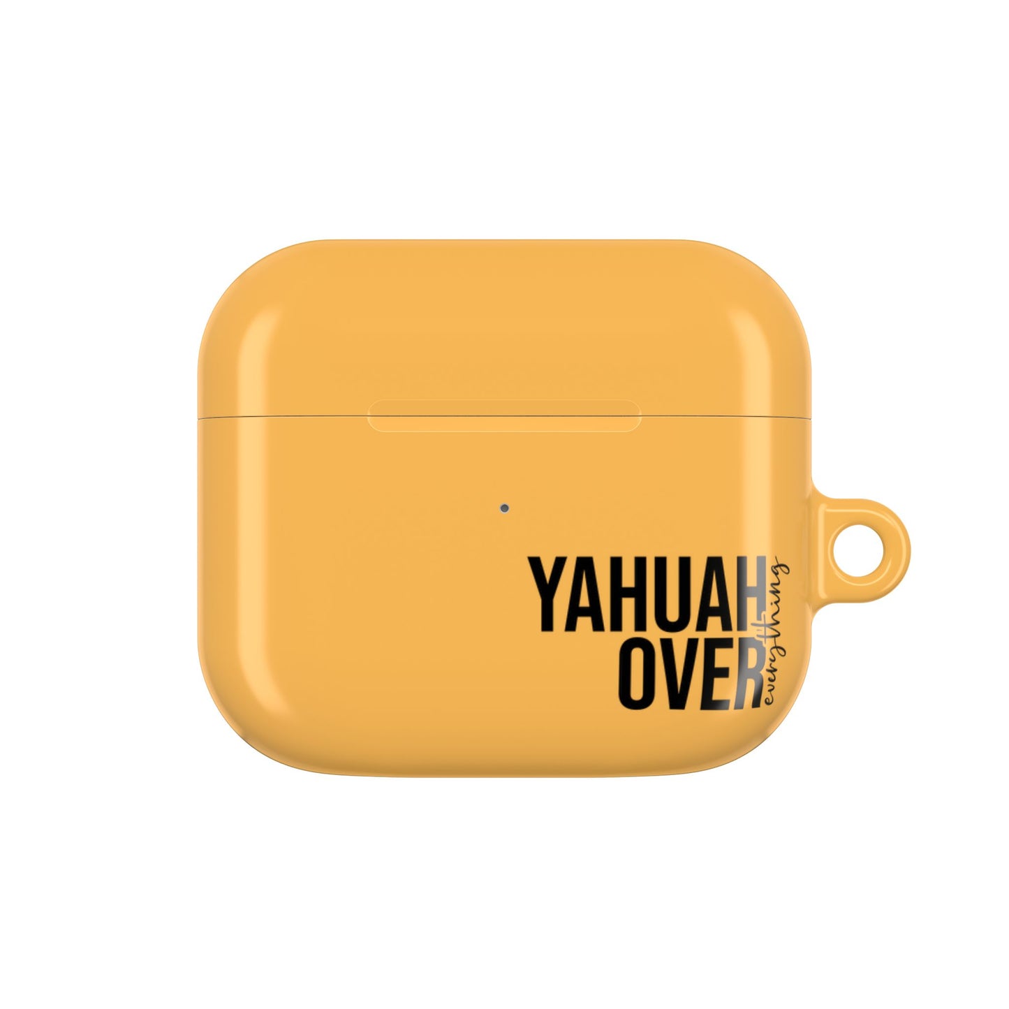 The GlowShield AirPods Case - The Bright Collection "YAHUAH Over Everything"
