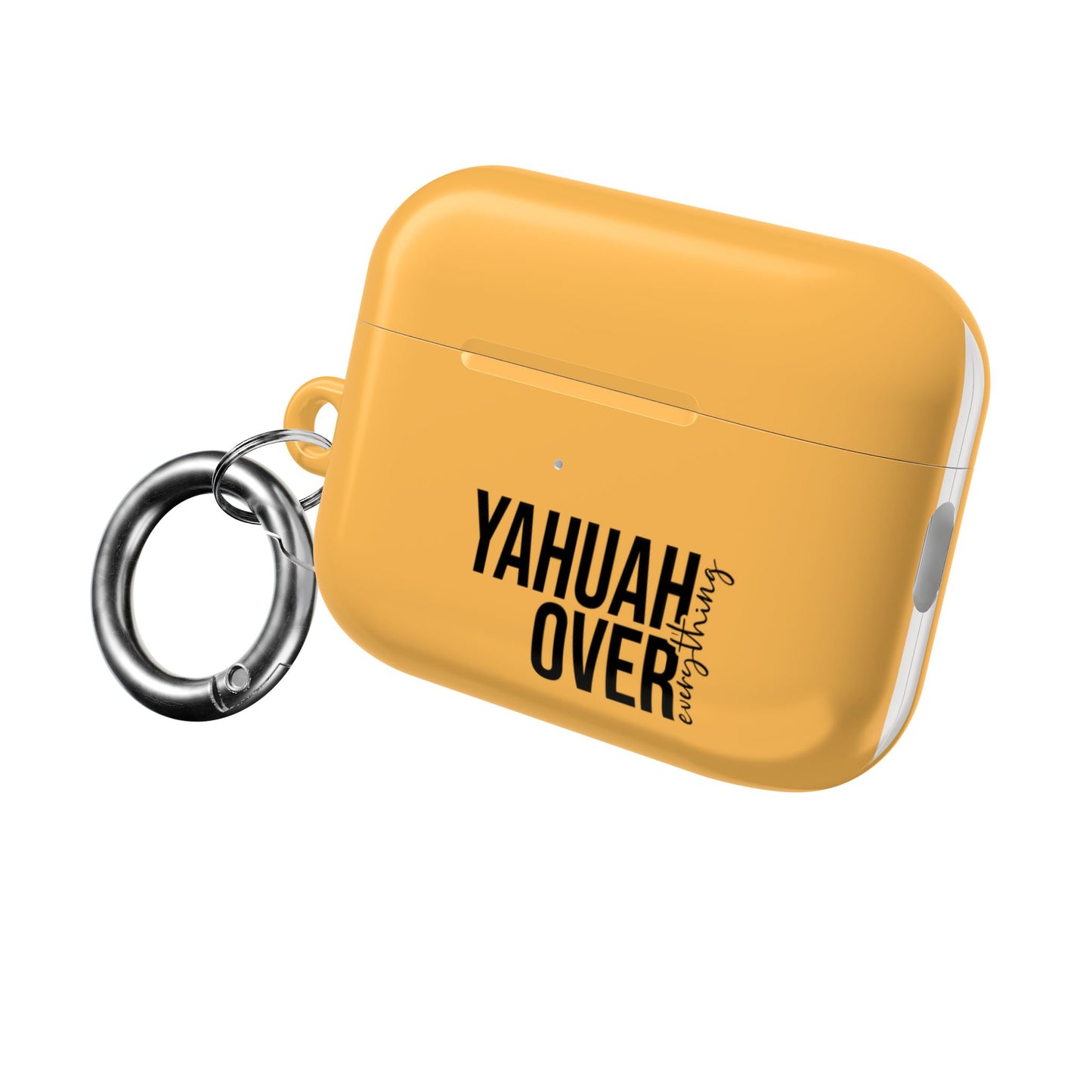 The GlowShield AirPods Case - The Bright Collection "YAHUAH Over Everything"
