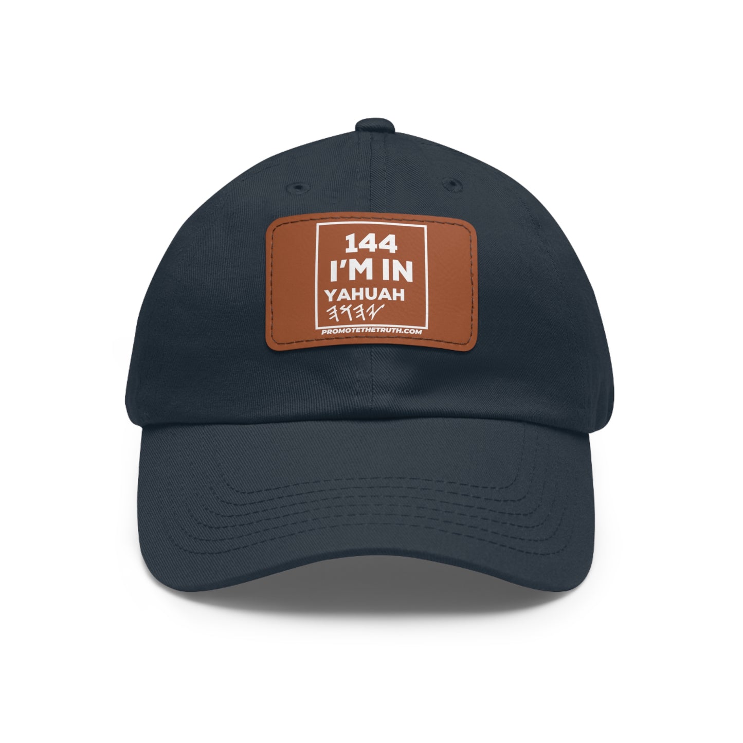 PTT "144 I'm In" Hat with Leather Patch (Rectangle)