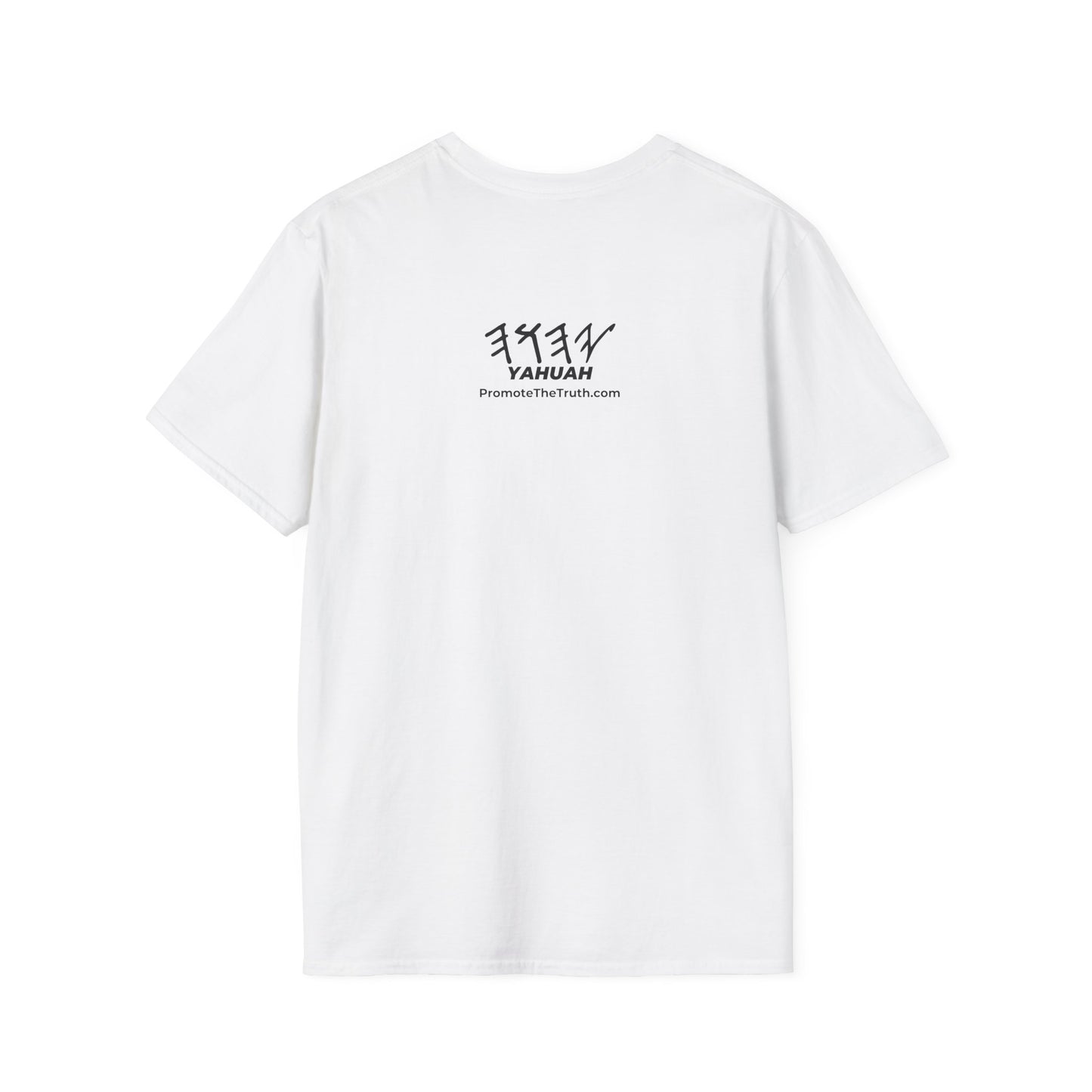 PTT YAHUAH Truth  Over Fear Unisex Soft-style T-Shirt (White)