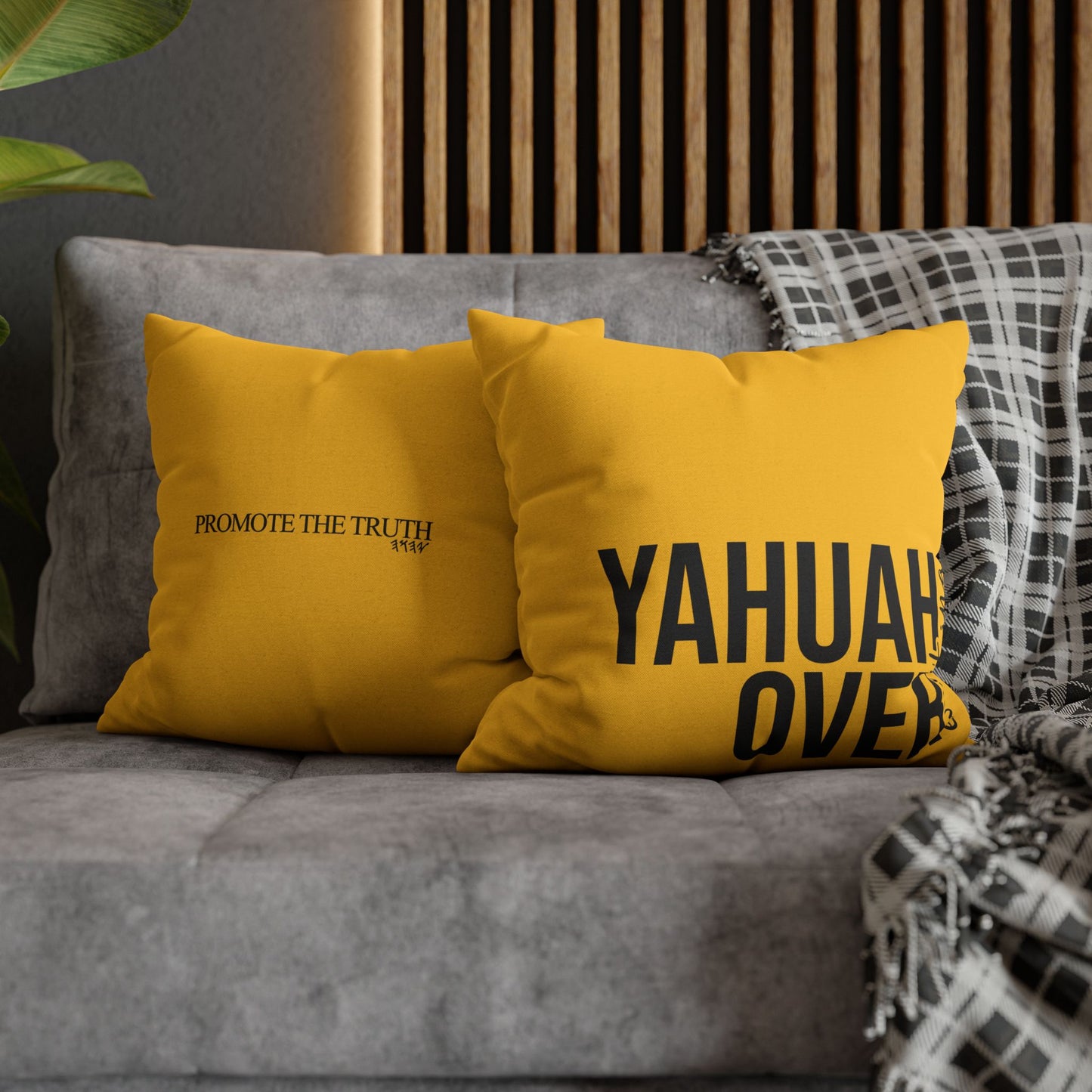 Faithful Glow Pillowcase - The Bright Collection "YAHUAH Over Everything"