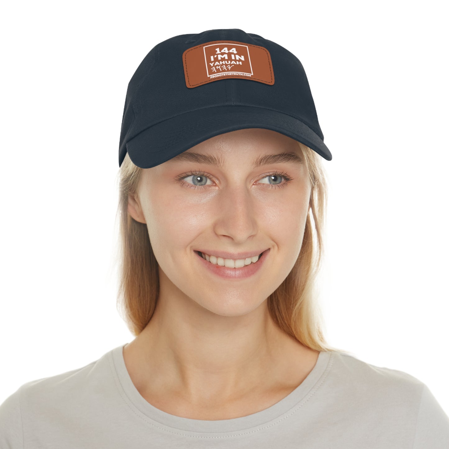 PTT "144 I'm In" Hat with Leather Patch (Rectangle)