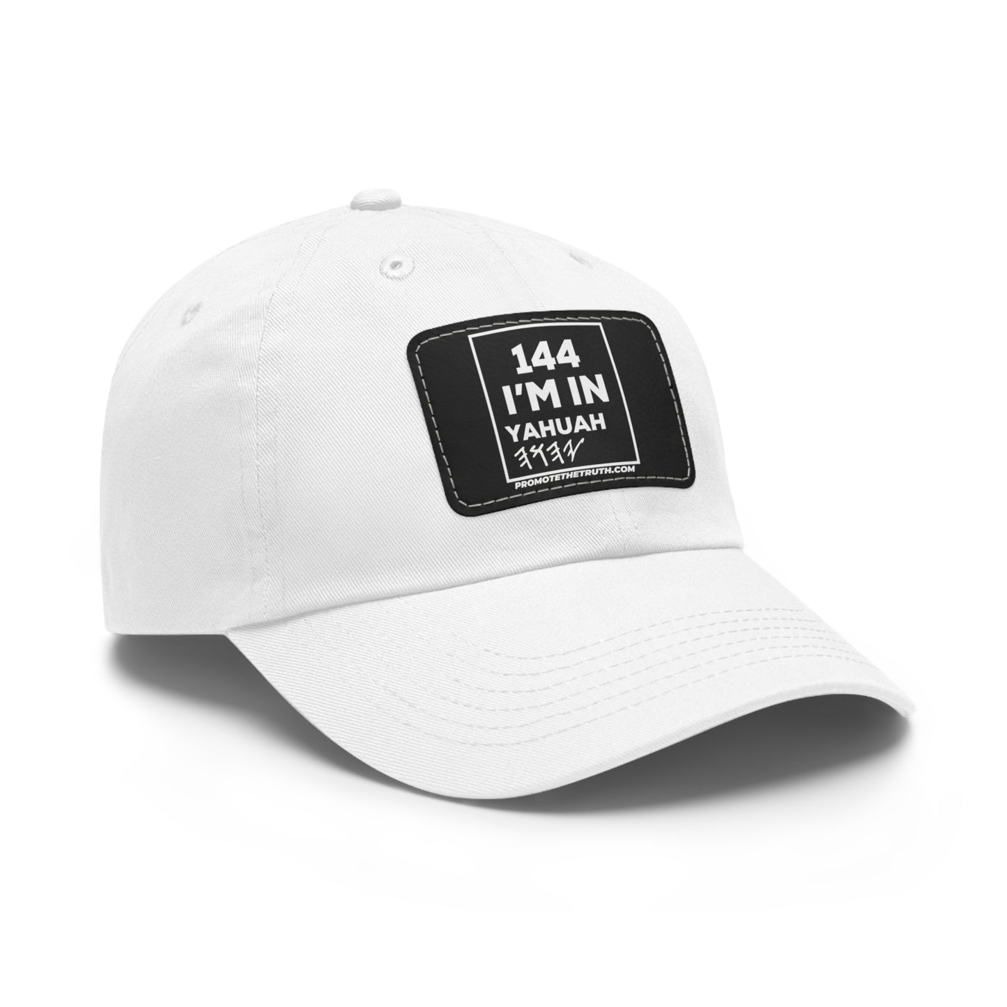 PTT "144 I'm In" Hat with Leather Patch (Rectangle)