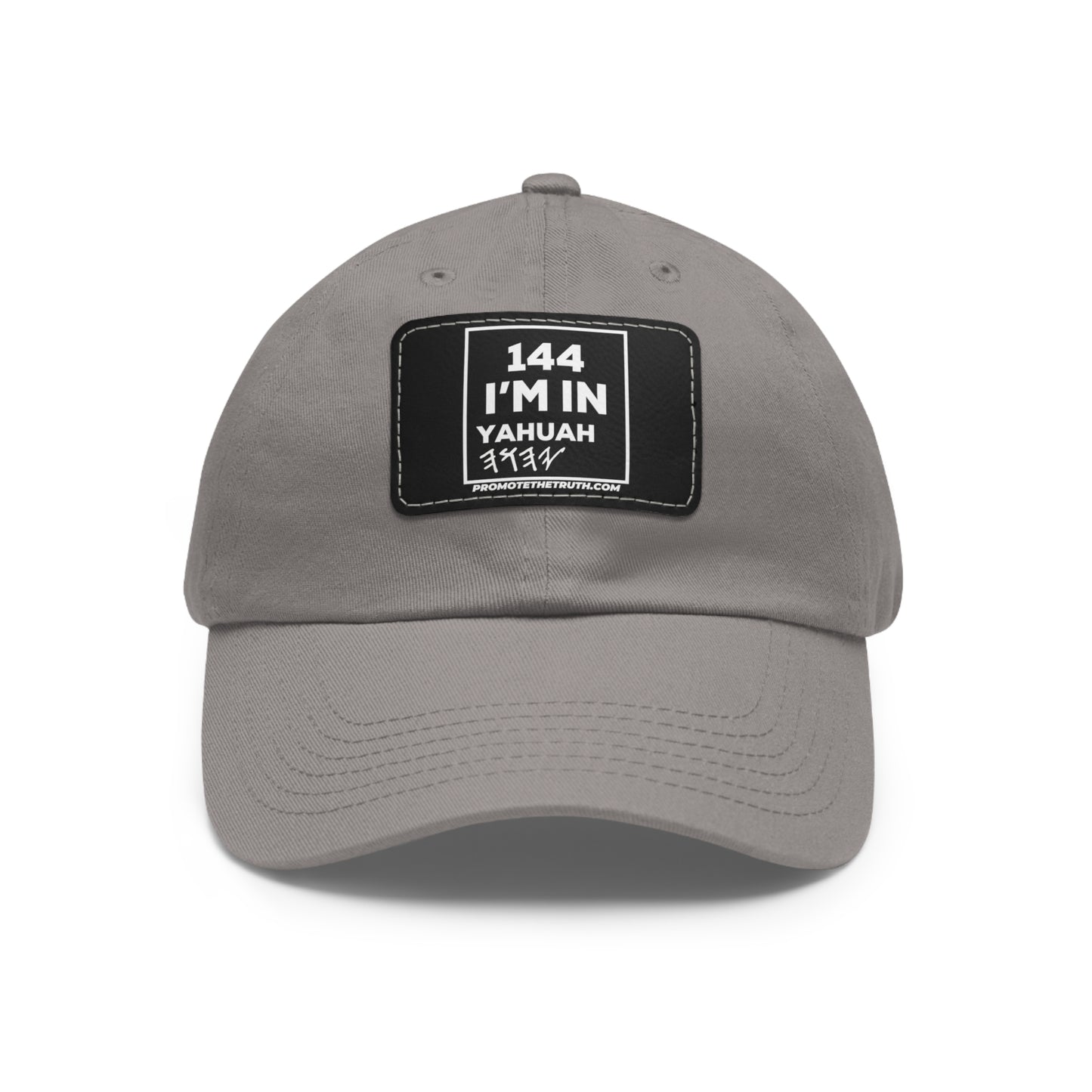 PTT "144 I'm In" Hat with Leather Patch (Rectangle)