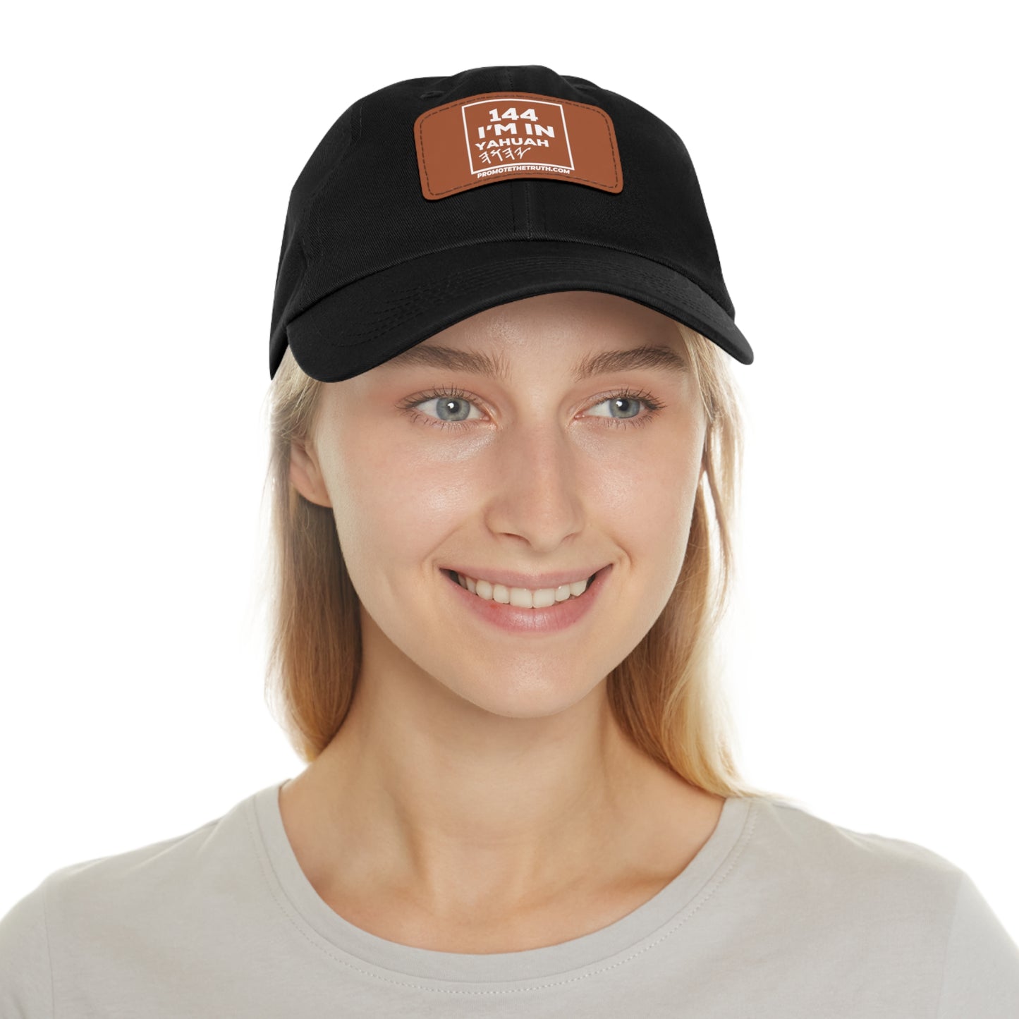 PTT "144 I'm In" Hat with Leather Patch (Rectangle)