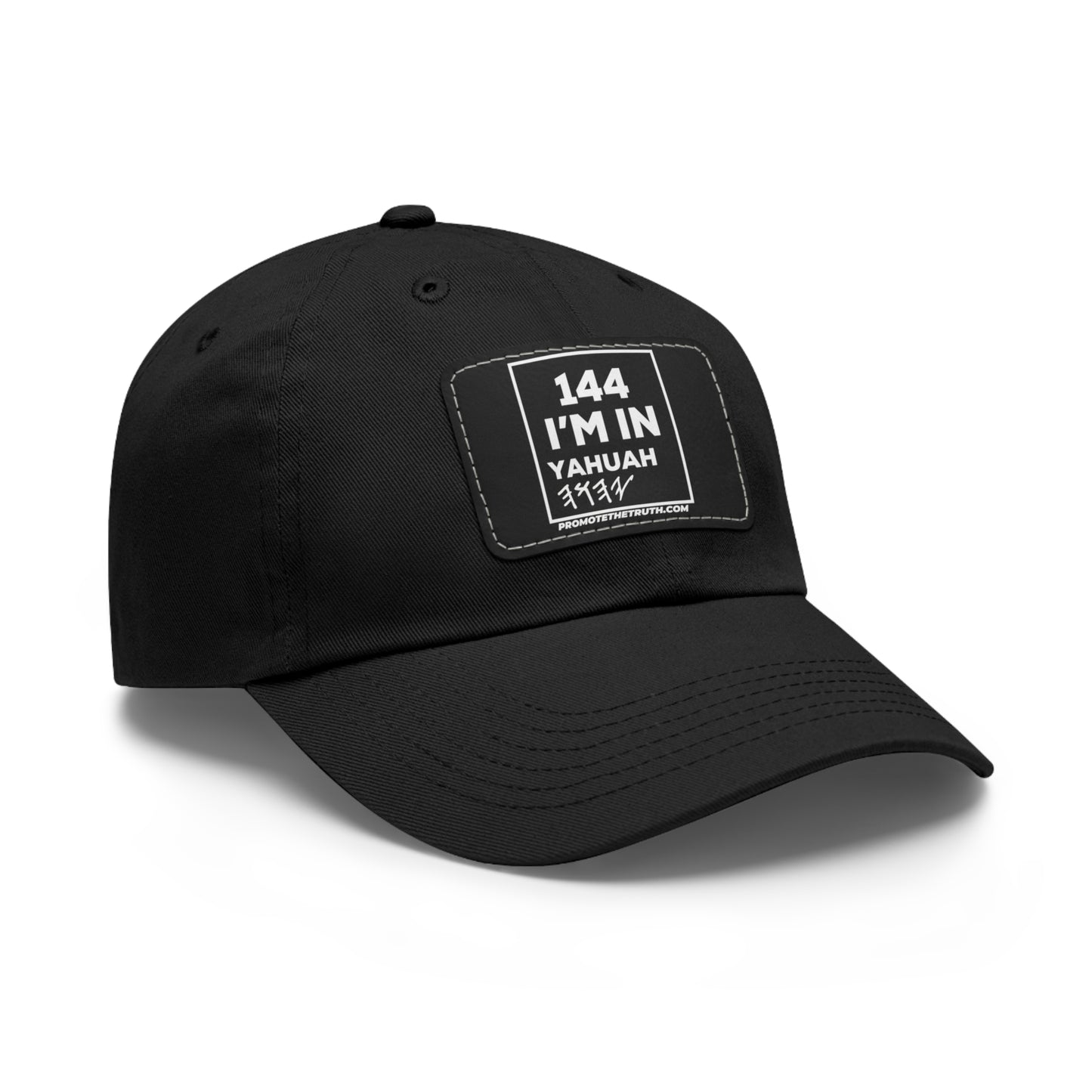 PTT "144 I'm In" Hat with Leather Patch (Rectangle)