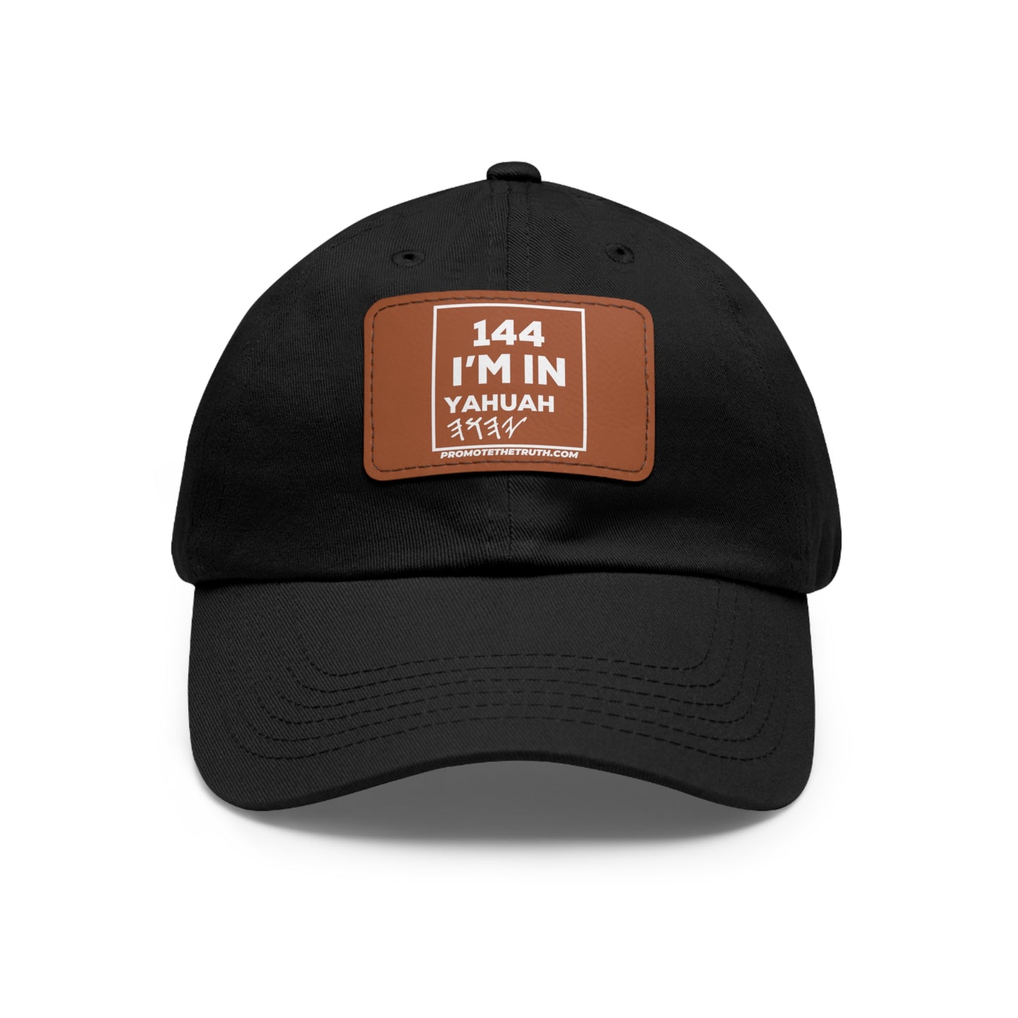 PTT "144 I'm In" Hat with Leather Patch (Rectangle)