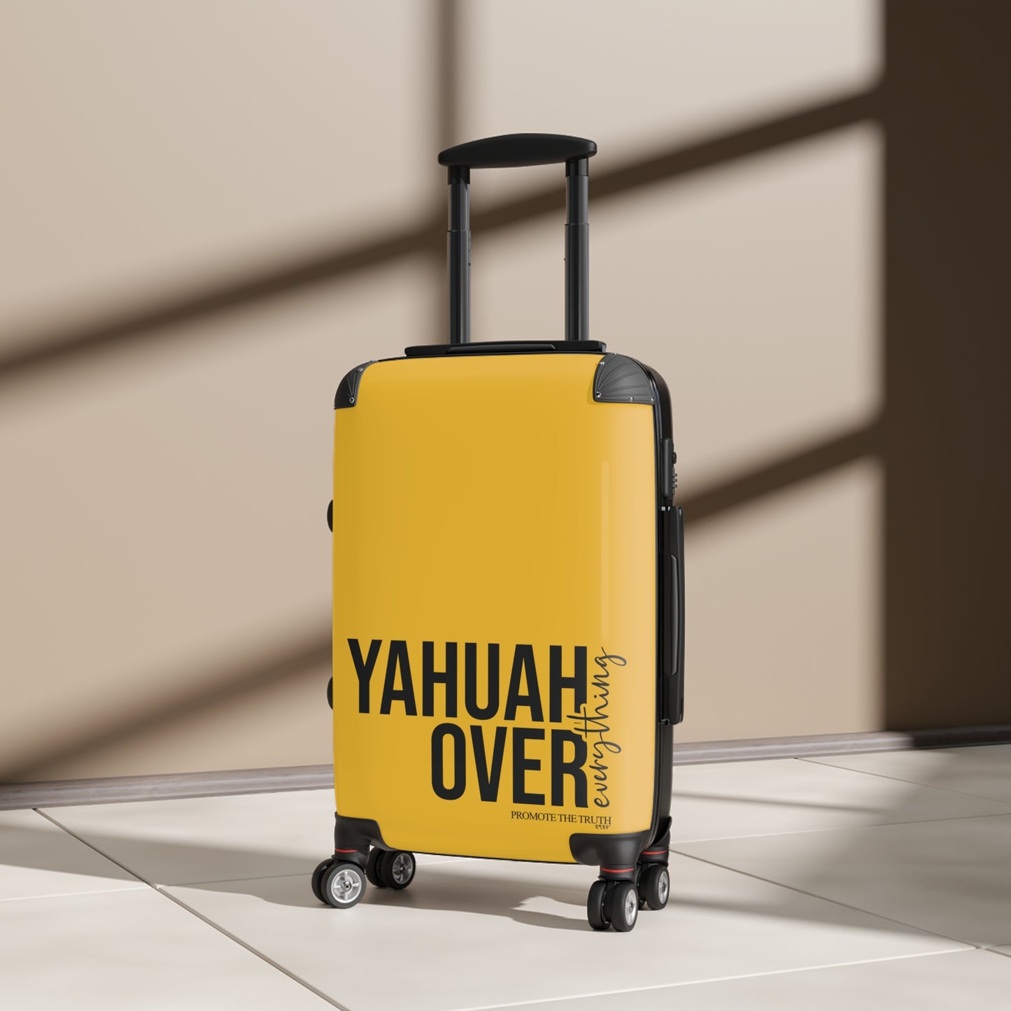 Elite Journey Suitcase - The Bright Collection "YAHUAH Over Everything"