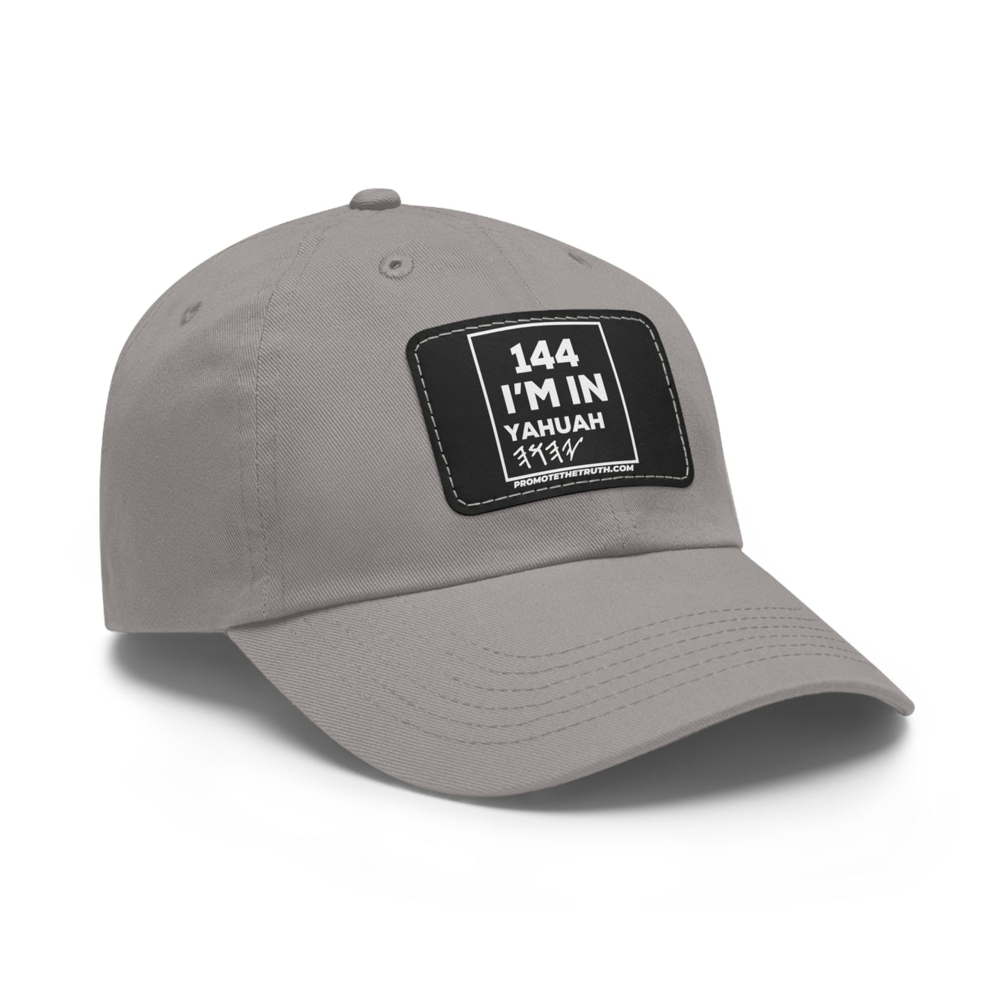 PTT "144 I'm In" Hat with Leather Patch (Rectangle)