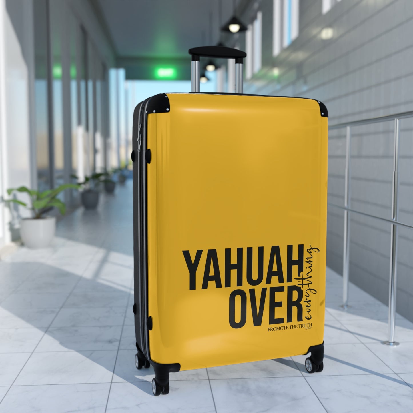 Elite Journey Suitcase - The Bright Collection "YAHUAH Over Everything"