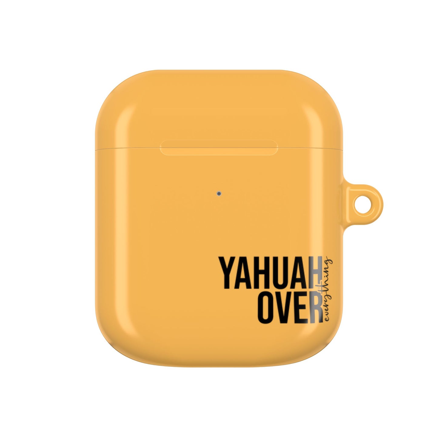 The GlowShield AirPods Case - The Bright Collection "YAHUAH Over Everything"