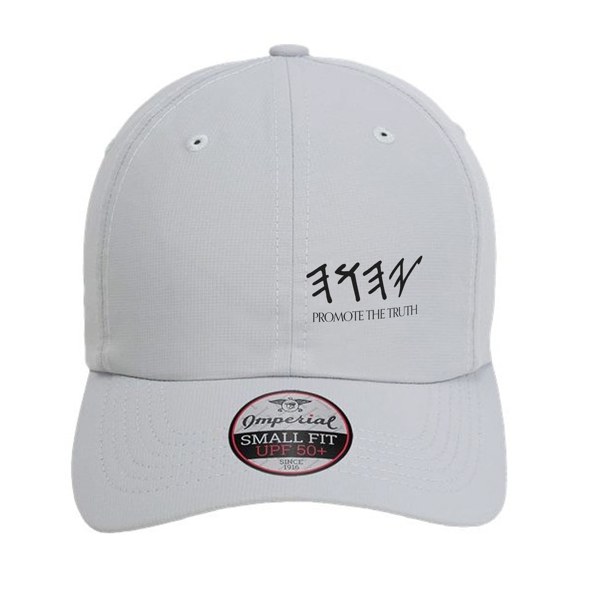 YAHUAH Women's Ponytail Hat in Fog, front view