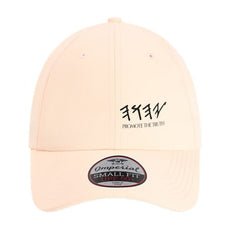 YAHUAH Women's Ponytail Hat in Peach, front view