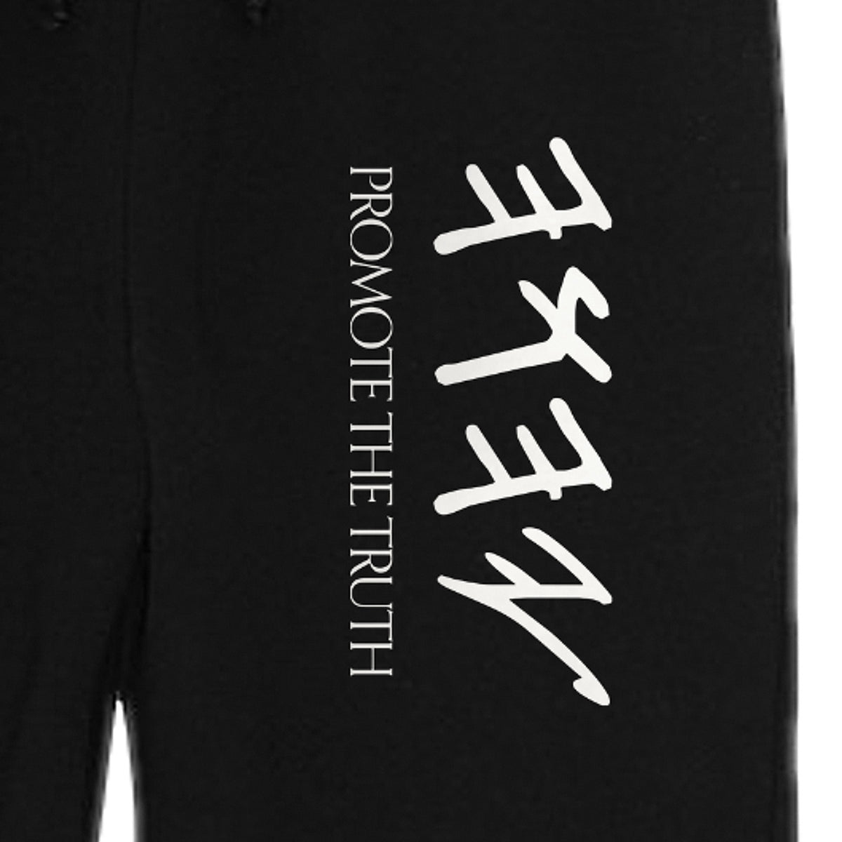 YAHUAH Sweatpants – Promote The Truth, close-up of the Paleo-Hebrew Name of YAHUAH print